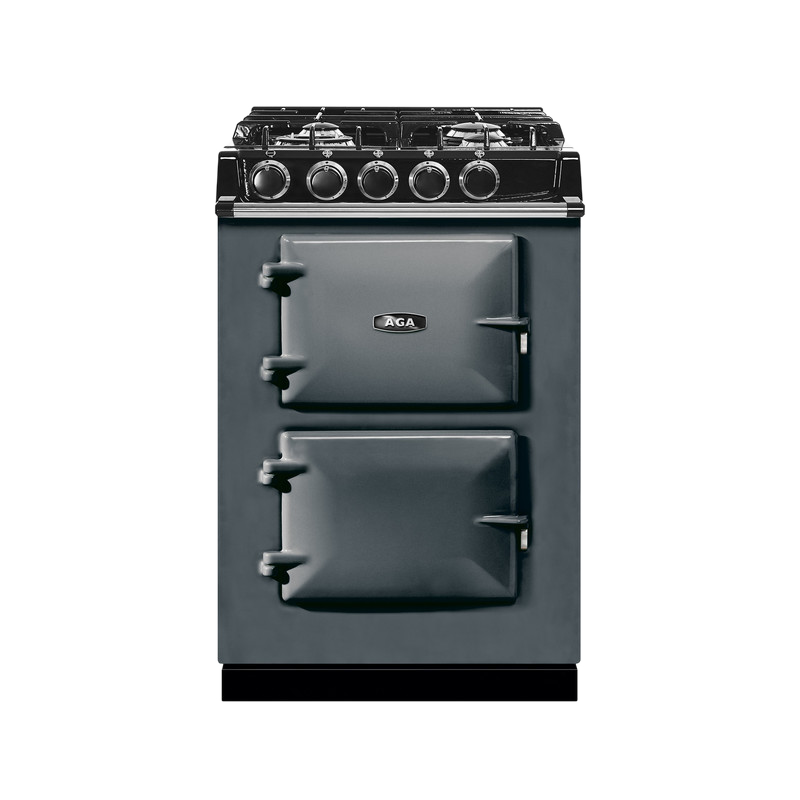 AGA Mini Cast Iron 60 Dual Fuel with Gas Hob